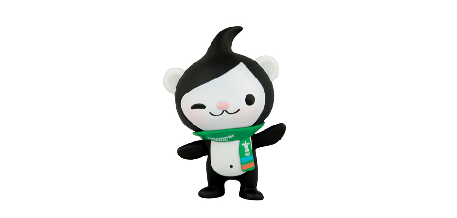 Vancouver 2010 Olympic Mascot Vinyl Figures by Toymaker Happy
