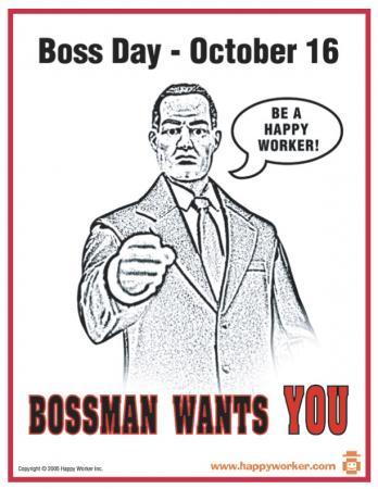National Boss Day Poster - October 16