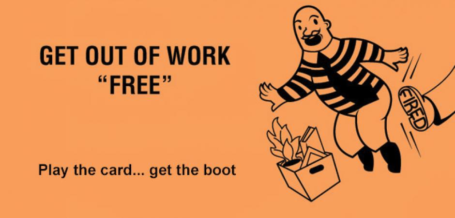 Uitstekend stijl passie Get Out of Jail Free Cards for the Office | Happy Worker Toys & Collectibles