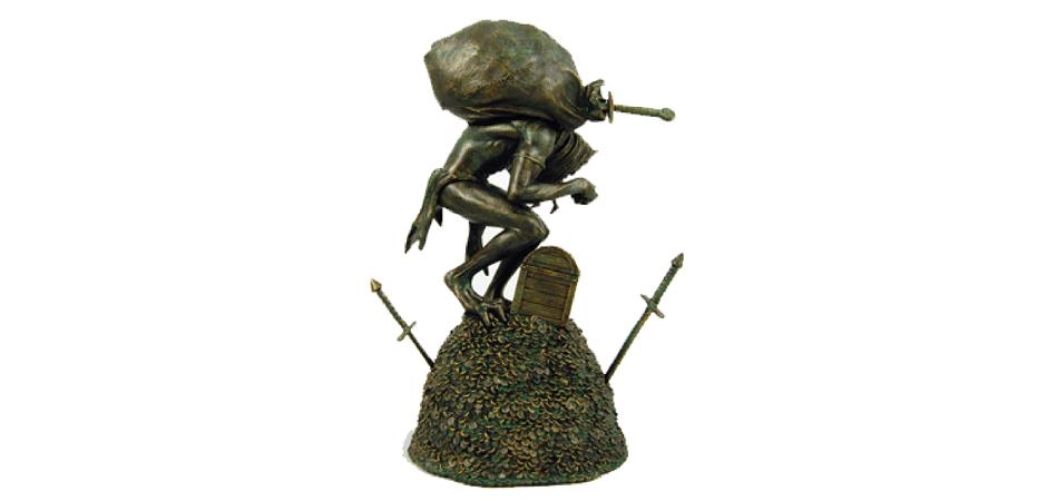 Treasure Goblin Figure by Toy Manufacturer Happy Worker