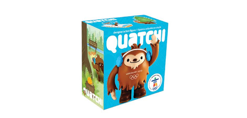 Vancouver 2010 Olympic Mascot Quatchi Toy Package