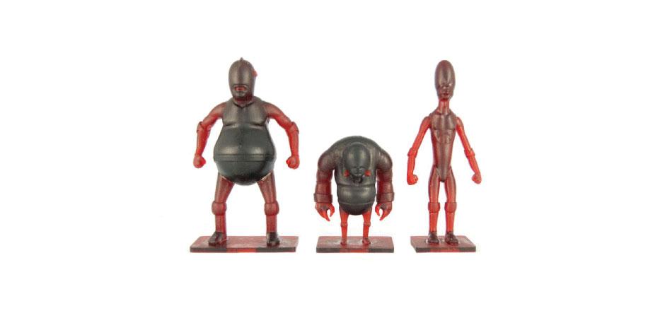 FITC Custom Toy Wrestling Figurine Prototypes