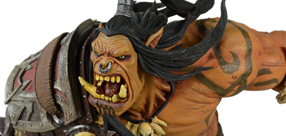 Blizzard Grommash Hellscream World of Warcraft Statue