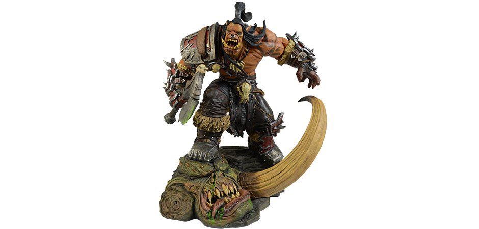 Grommash Hellscream Statue Blizzard World of Warcraft