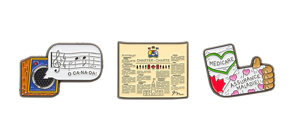 For the Love of Canada Collector Pins