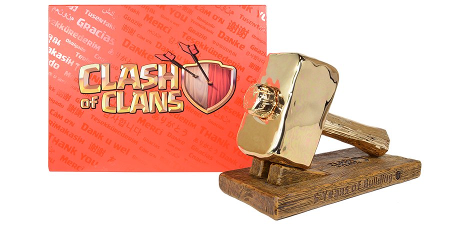 Supercell Clash of Clans 5th Anniversary Hammer Package