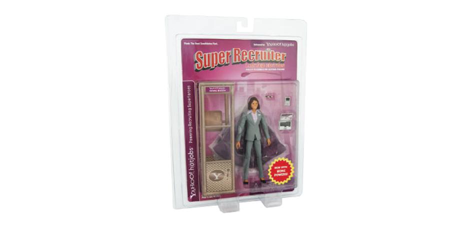 Yahoo Super Recruiter Action Figure Package