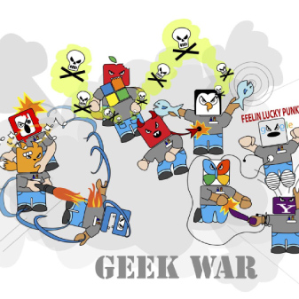 Geek War and Nerd Fighting