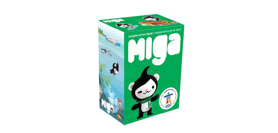 Vancouver 2010 Olympic Mascot Miga Toy Package