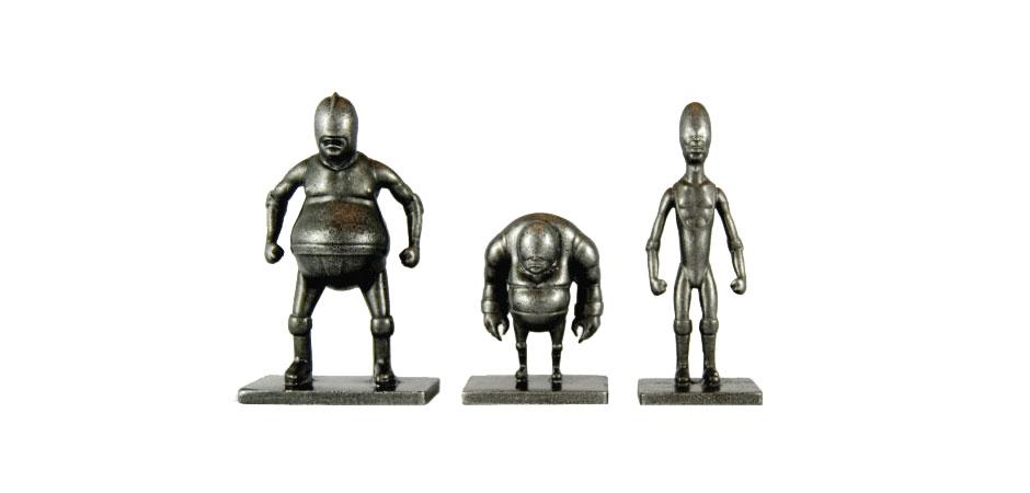 FITC Custom Metal Luchador Figurines