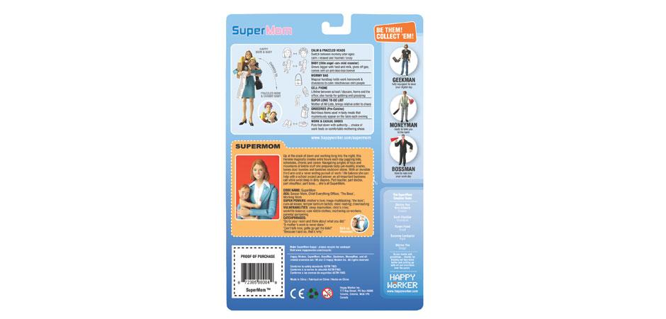 SuperMom Action Figure Package
