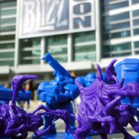Custom Marine and Zergling Figurines at BlizzCon