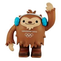 Vancouver 2010 Olympic Mascot Quatchi Vinyl Toy